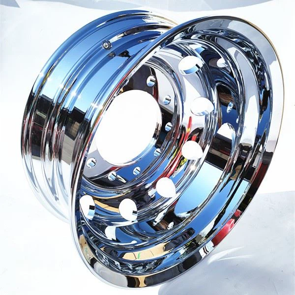 22.5x8.25 Forged Water Chrome Truck Wheels