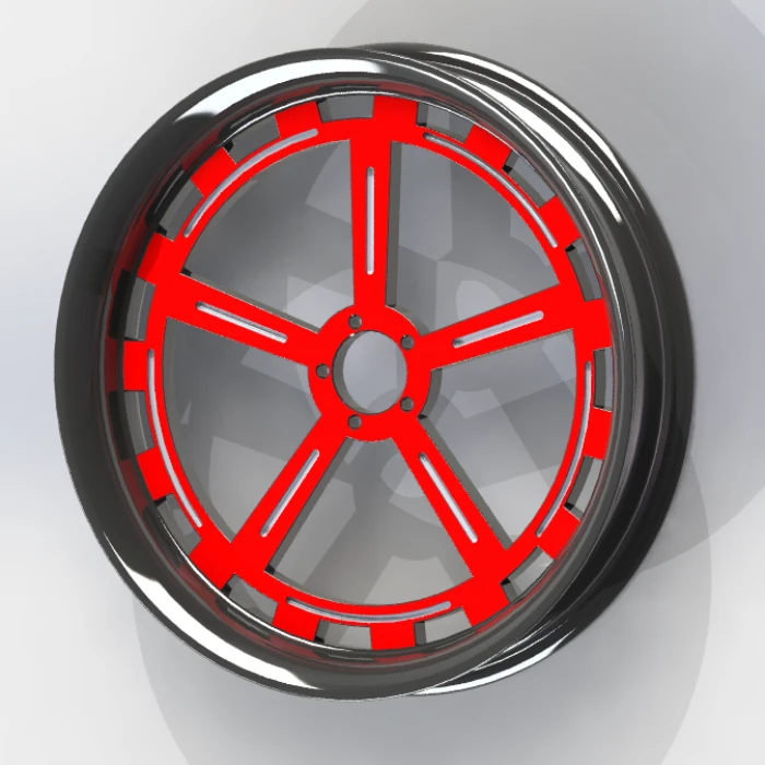 Custom The Great Wall Style Forged Motorcycle Rim